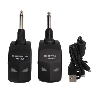 Wireless Guitar System 2.4GHz 12 Channels Audio Wireless Transmitter Receiver for Bass