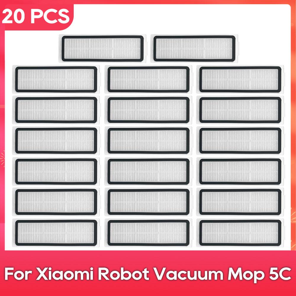 Fit For ( Xiaomi Robot Vacuum Mop 5C / OV42CN ) Main Side Brush Filter Mop Dust Bag Robot Vacuum Cleaner Part Accessories
