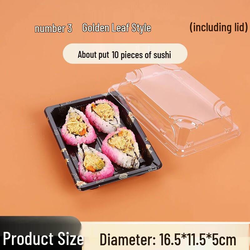 

Miaojiayi Disposable Japanese Print Sushi Takeout Boxes with Lids