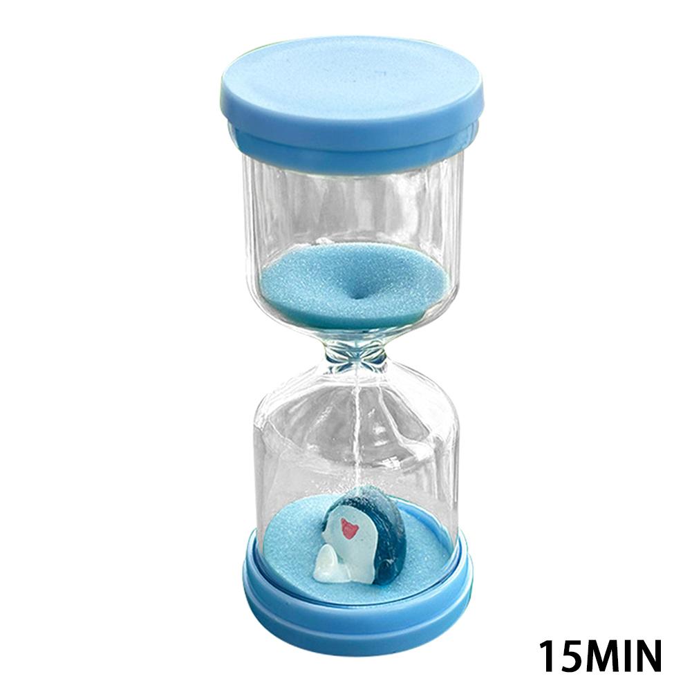 3/5/10/15/30 Mins Cartoon Sand Timer,Creative Plastic Hourglass Timer for Kids,Colorful Shatterproof Sand Clock for Game Timing