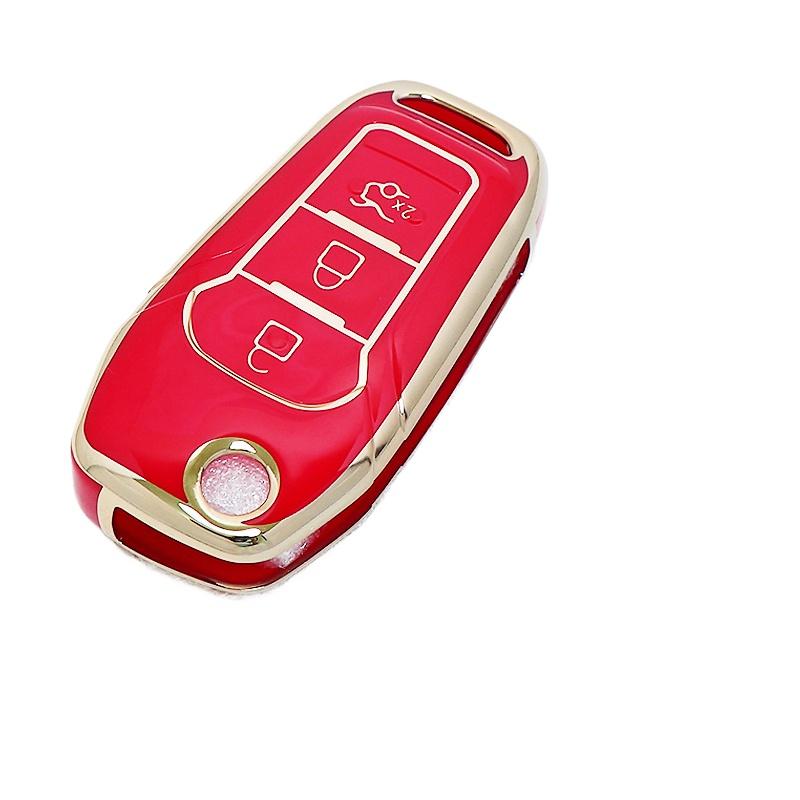 Shell Fob Holder Protector For Ford Focus Fiesta C-Max S-Max 2 3 Mk3 St Rs Ecosport Kuga Escape Mondeo Mond Car Key Cover