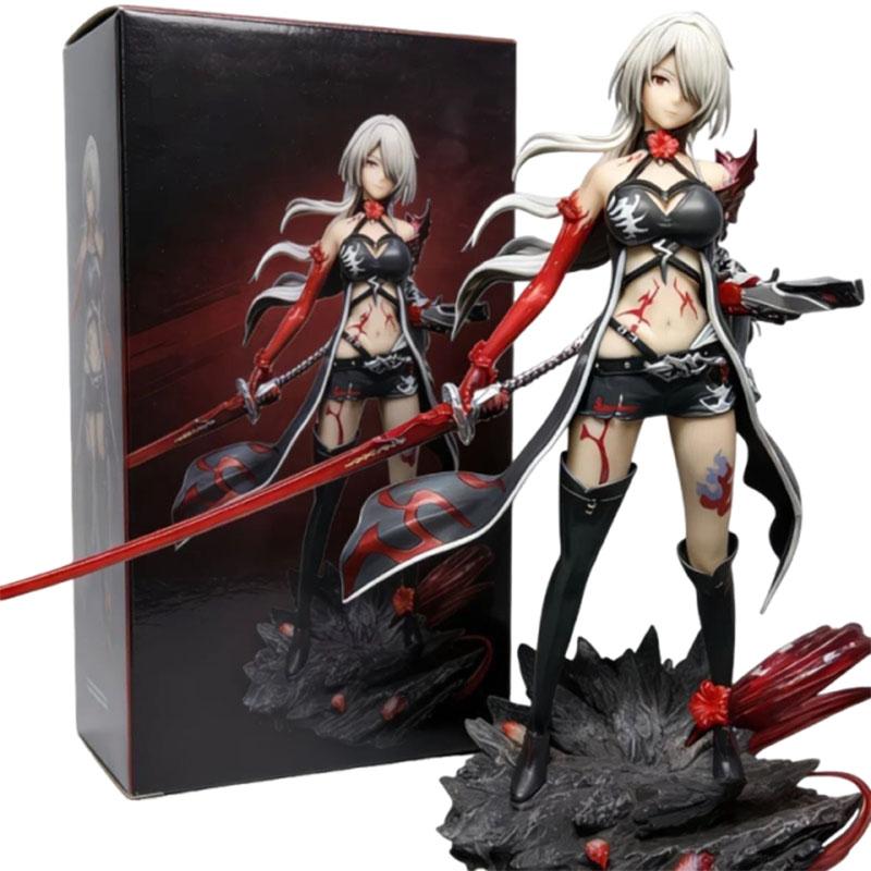 30cm Star Rail Acheron Aksiyon Figürü Anime Figürleri Oyuncaklar Manga GK Heykel Oyun Çevre Birimi PVC Koleksiyon Model Bebek Dekor Hediye