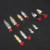 10pcs Sequins Fishing Lure Kit Hard Artificial Bait with Hook Fishing AccessoryXLT-1