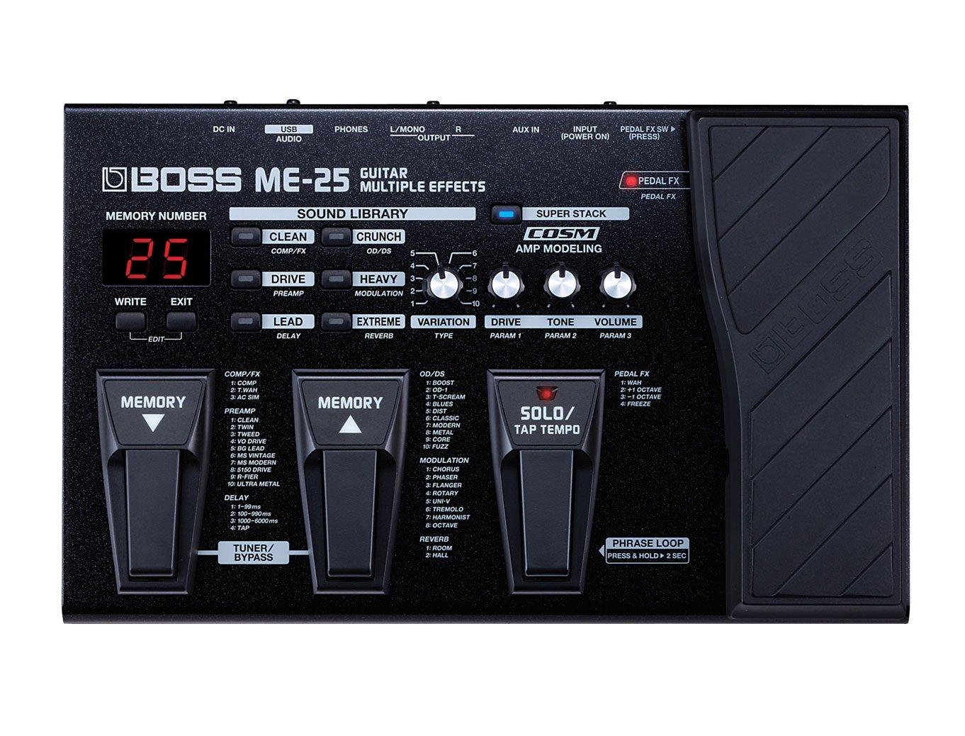 

BOSS Guitar Multiple Effects Гитарный мультиэффектор ME-25