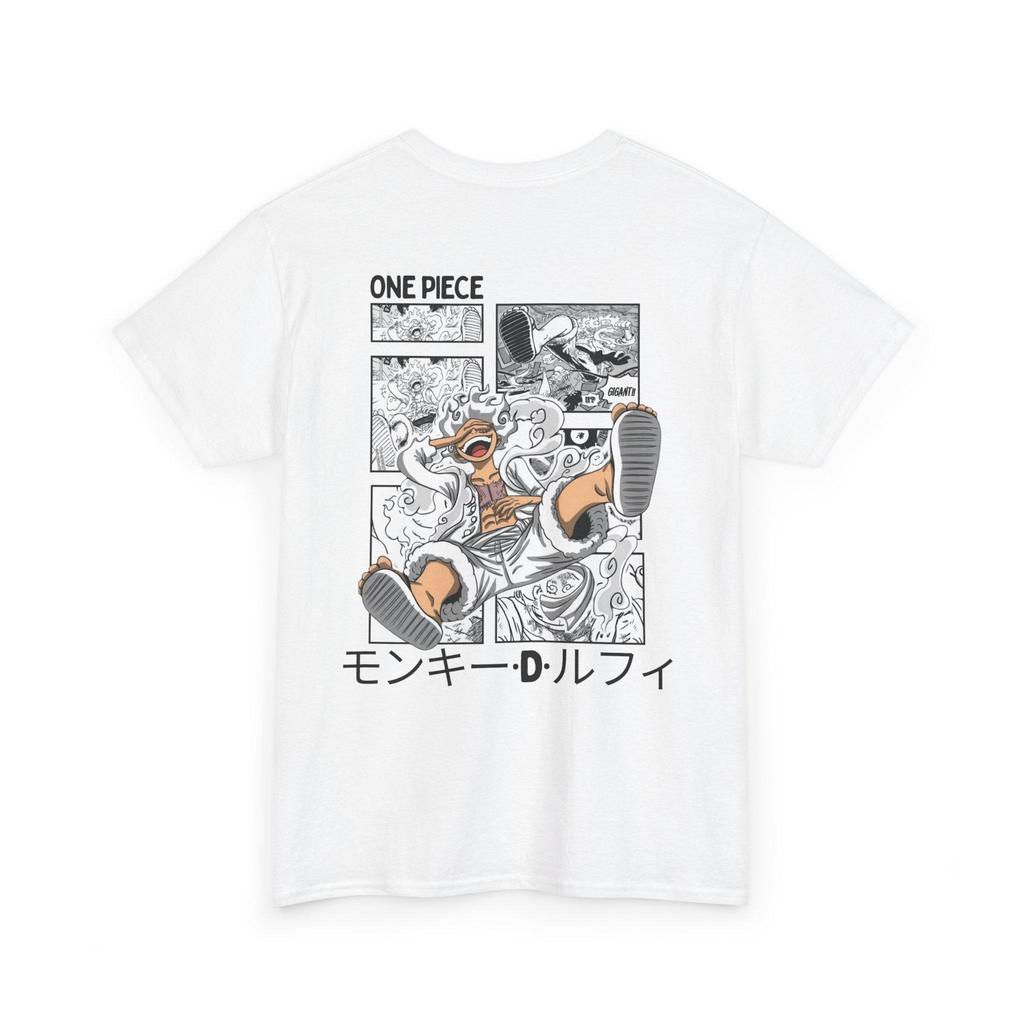 One Piece Japanese Anime 2026 Summer New100cotton Tshirt Fifth gear Luffy pattern unisex popular short sleeves loose Y2K shirt