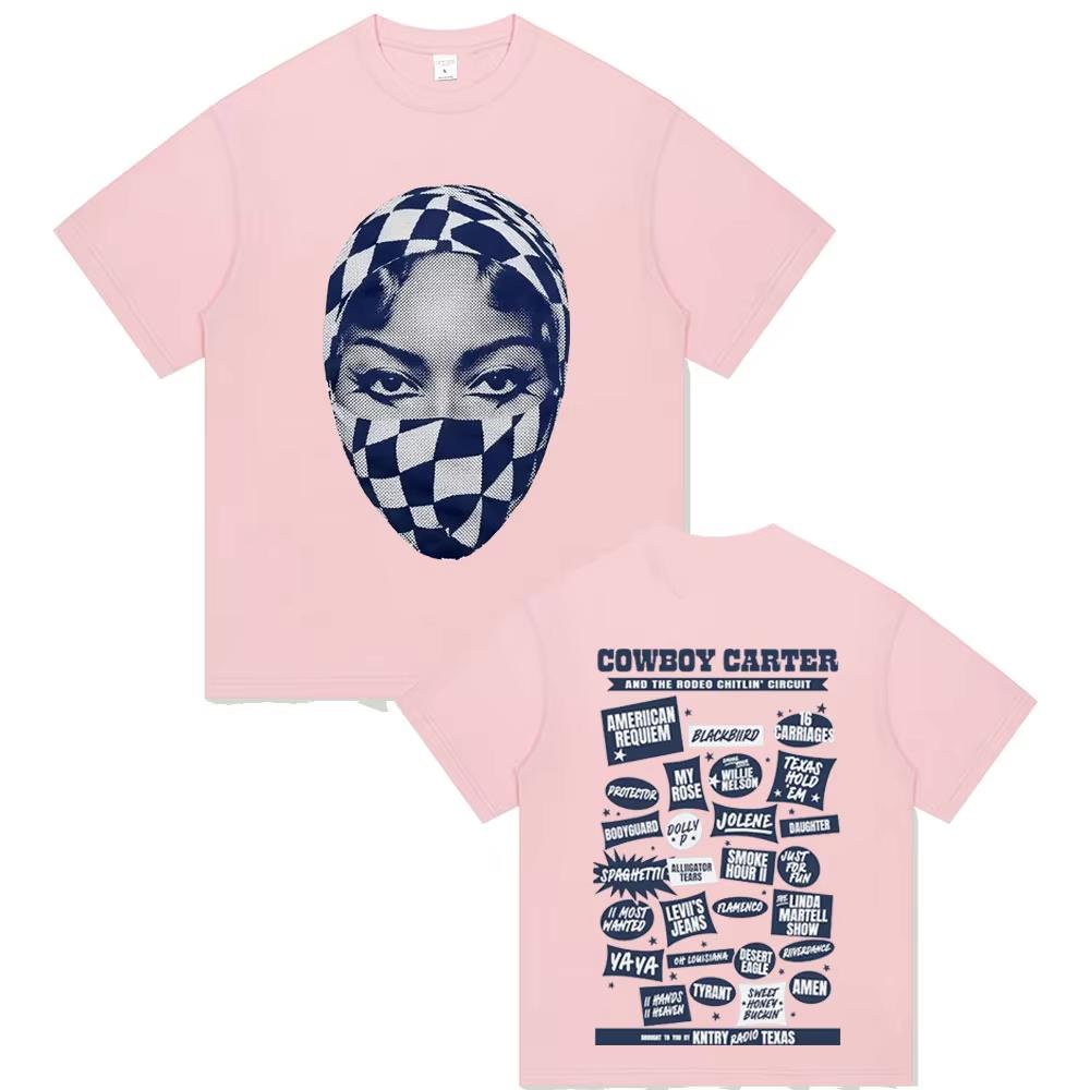 Beyonce Cowboy Carter and The Rodeo Chitlin Circuit Tshirt Male Fashion Casual T Shirts Men Women Vintage Streetwear