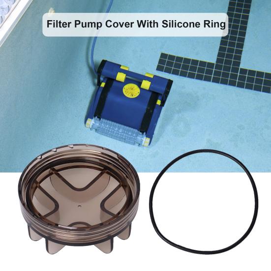 1 Set Sand Filter Cover Non-cracking Good Sealing Dustproof Anti-blocking Pool Sand Filter Pump Cover for