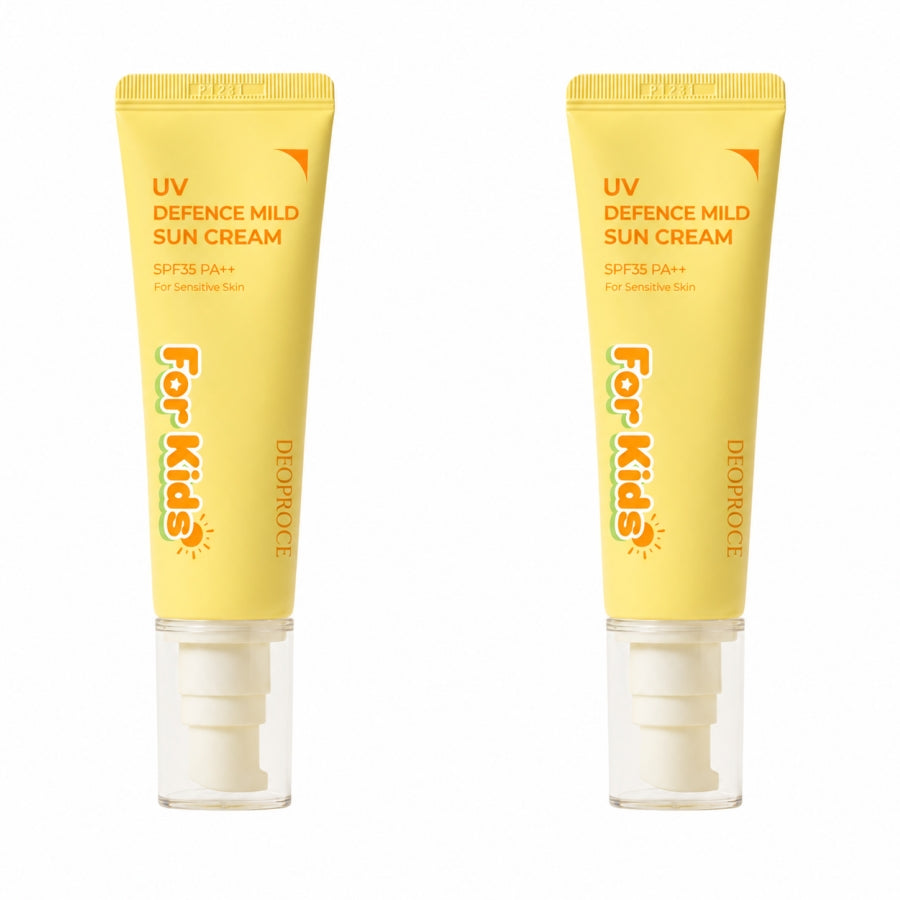 Deoproce UV Defence Mild Sun Cream SPF35+ PA++ for Kids 50ml*1Pc/2Pcs/3Pcs/4Pcs