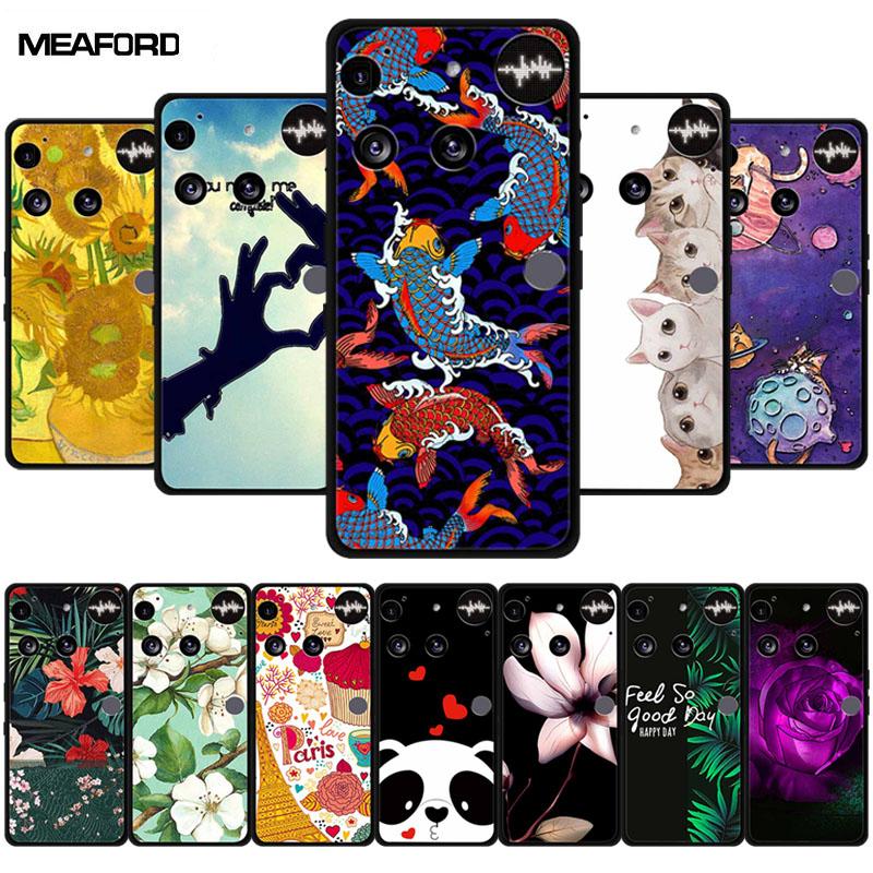 Flowers Case For Nothing Phone 3 Phone3 Soft Silicone Phone Cover Funda Black TPU Protective Bumper Coque for Nothing Phone (3)