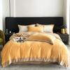 Maternal and Infant Class A Milk Fleece Bed Set of Four Pieces for Autumn and Winter Warm and Thick Coral Fleece Sleeping Naked with Fleece