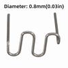 500PCS 0.8mm Diameter Welding Hot Staples Alloy Bumper Repair Welding Wire  Maintenance Technician