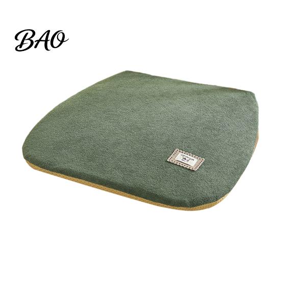 Comfortable Memory Foam Pad Chair Pad, Dining Cushion with Ties, Anti-slip Bottom, Washable Office Cover, Soft Thick Warm Seat for Autumn Winter Teddy