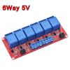 TZT 1/3PCS 1 2 4 8 Channel 5V 12V Relay Module Board Shield With Optocoupler Support High and Low Level Trigger for Arduino