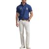 Polo Ralph Lauren Logo Embroidered Cotton Pique Short Sleeve Polo Shirt Men Tops Royal-Blue 710978082-003