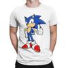 sSonic Classic Funny Graphic 100 Cotton TShirt sSonic the Hedgehog Tees Tops For Unisex