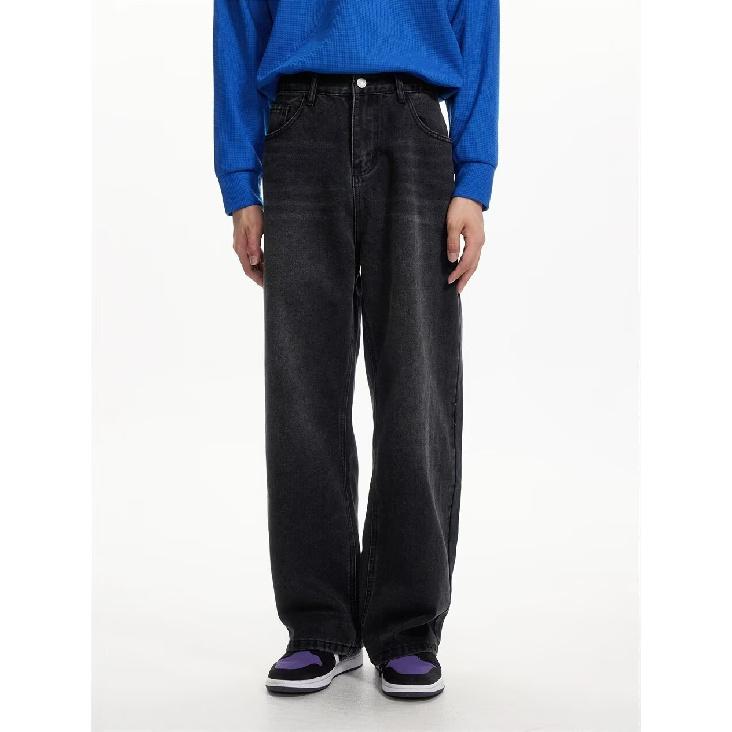 

Гонконгские модные мужские летние новые 2024 персонализированные джинсы с буквами в стиле хип-хоп, модные уличные модные красивые брюки Rascal 3XL чёрный