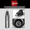 Men's 4-in-1 Electric Grooming Set: Nose, Sideburns, Eyebrow Trimmer & Shaver