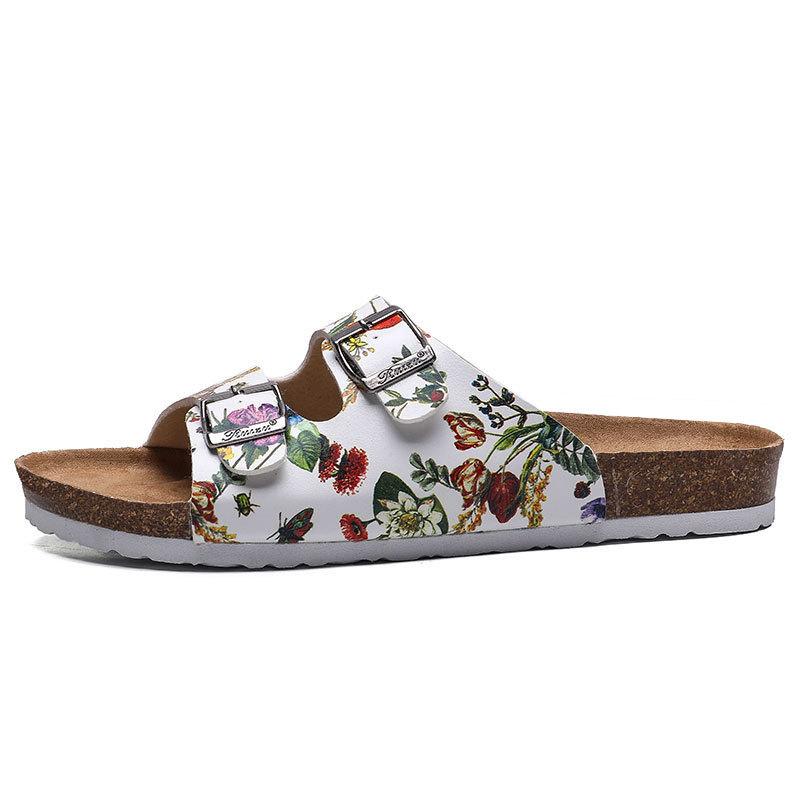 Мода Whoholl Brand 2024 Новые летние пляжные пробковые тапочки повседневные нескользящие — фото 5