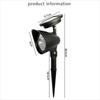 Outdoor Solar Spotlight Garden Light Landscape Decoration Waterproof Outdoor for Lawn Courtyard Pathway Tree Garden Corner  Lamp