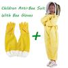 Costum Anti-Albine pentru Copii Costum Anti-Albine Dintr-o Bucată cu Mască din Plasă pentru Copii Practică Apicolă Îmbrăcăminte Copii Echipament Apicultură
