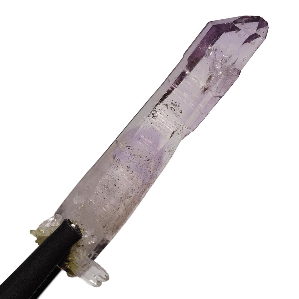 [N2 Stone Natural] Natural Amethyst (Purple Crystal) - Mexican Gemstone | (14 | "One-of-a-kind" Approx. 8.8ct [Length 34mm])