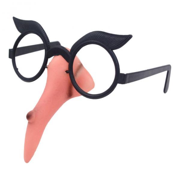 Witch Nose Glasses Decorative Frame Fancy Dress Halloween Costume Accessories for