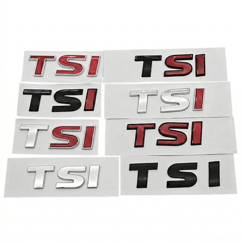 3D TSI Emblem Badge Sticker for Volkswagen Tiguan Golf 7 MK6 Polo Passat B6 B7 MSRE3 Jetta Magotan Trunk Logo Car Styling Accessories