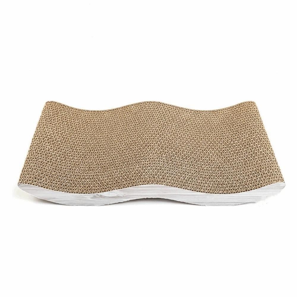 

Scratch Resistant Corrugated Paper Scratcher Wear-resistant Cardboard Cat Scratcher Training Style B