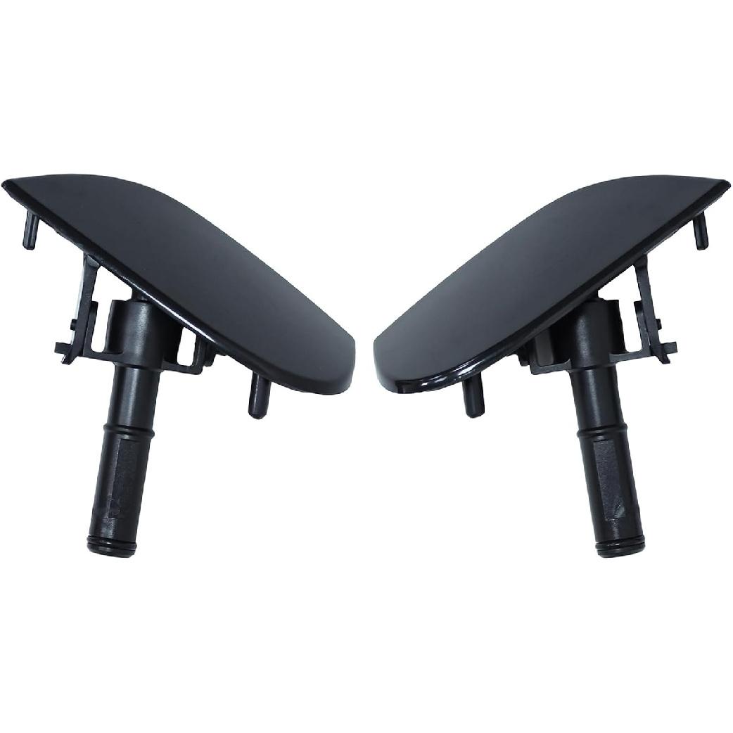 

ApplianPar 2Pcs Left and Right Headlight Washer Spray Nozzle Cap for Macan 2015 2016 2017 2018