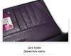 Women's Crocodile Pattern Genuine Leather Wallet: Patent Design, Multi-Card Slots, Large Capacity Coin Purse with Snap Button.