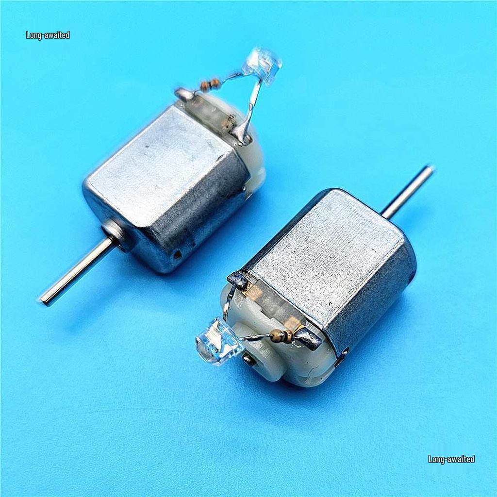 Seven-Color Luminous Wind Power Generation Motor for DIY Science Projects
