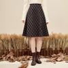 BETU Women's 2025 Winter Plaid A-line Skirt