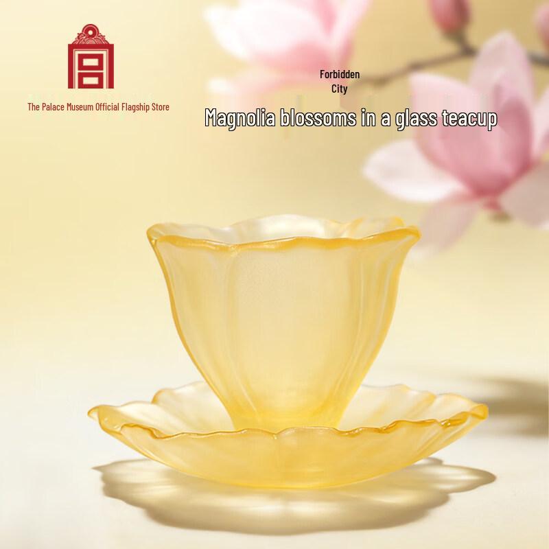 

Forbidden City Magnolia Bloom Liuli Tea Cup