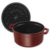 STAUB Cast Iron 2.75-qt Round Cocotte - Grenadine,
