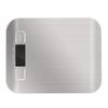 Kitchen Electronic Scale Metallic White LCD Display Waterproof Stainless Steel Cooking Scale for