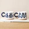 Japanese Hand-Painted Ceramic Mug Home Office Coffee Cup Milk Cup Large Capacity Breakfast Cup Oat Cup