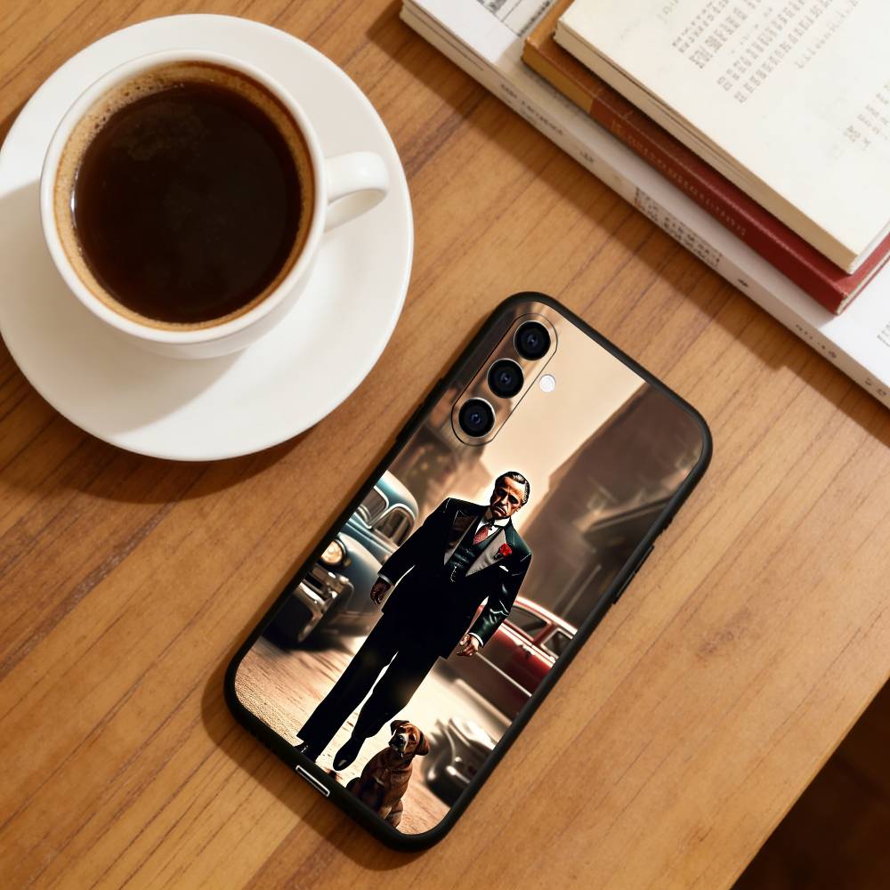 The Godfather  Phone Case For Samsung Galaxy A73,A72,A71,A70,A53,A52,A51,Others Soft Black Cover