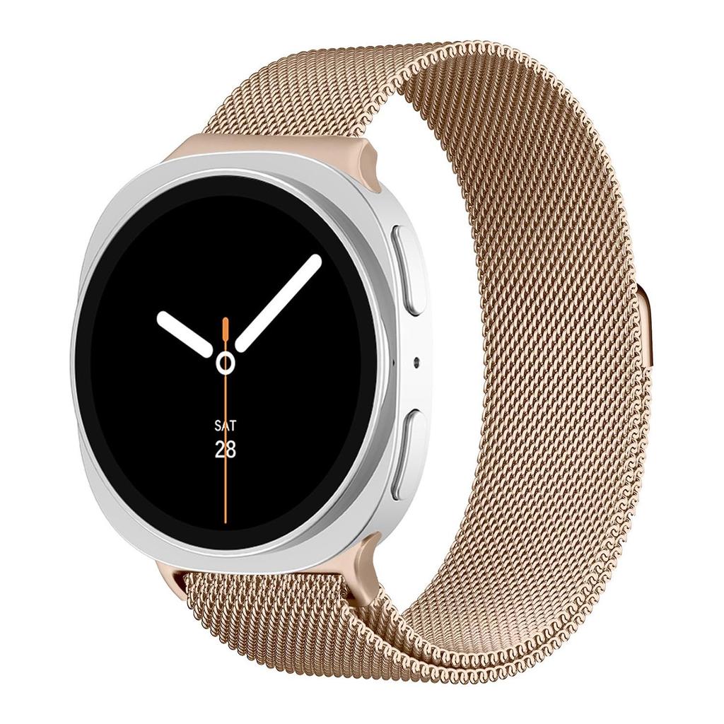 Compatible Samsung Watch8 Milanese Style Magnetic Stainless Steel Strap
