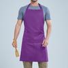 Korean-Style Custom Logo Neck Apron for Baking, Kitchen, Restaurant, and Coffee Shop