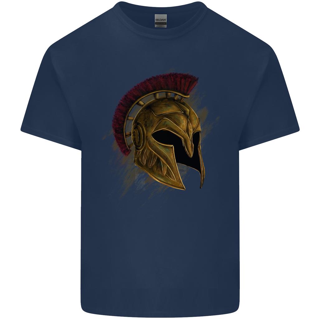 Spartan Helmet Gym Bodybuilding Training Unisexs Light Cotton TShirt