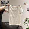Women's Slim Fit Round Neck Short Sleeve T-Shirt