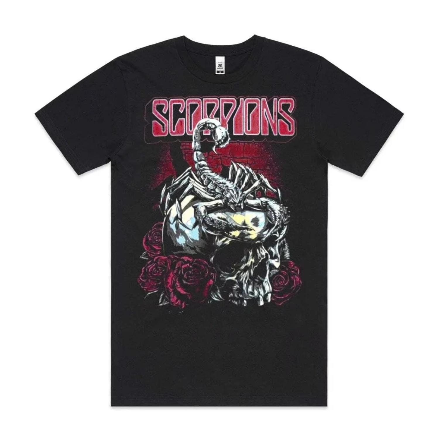 

Scorpion Pattern Printed Rockwear for Men and Women. Summer Clothing. Men s T-shirt. Casual and Comfortable Streetwear S разноцветный