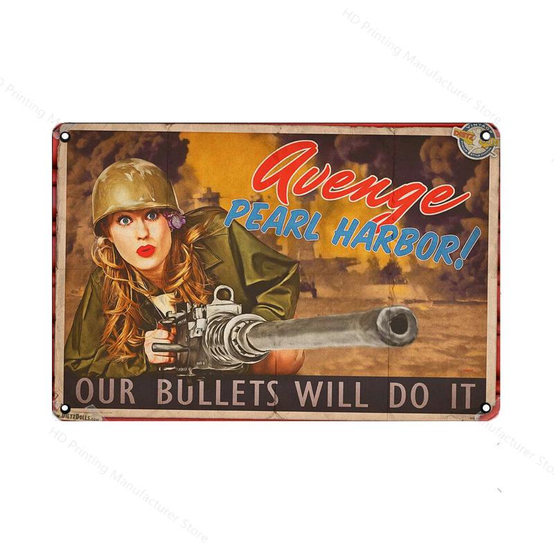 Vintage Classic Movie Tin Sign Retro Metal Plate Sexy Beauty Painting Wall Decor Airplane Plaque Pin Up Poster Room Decoration