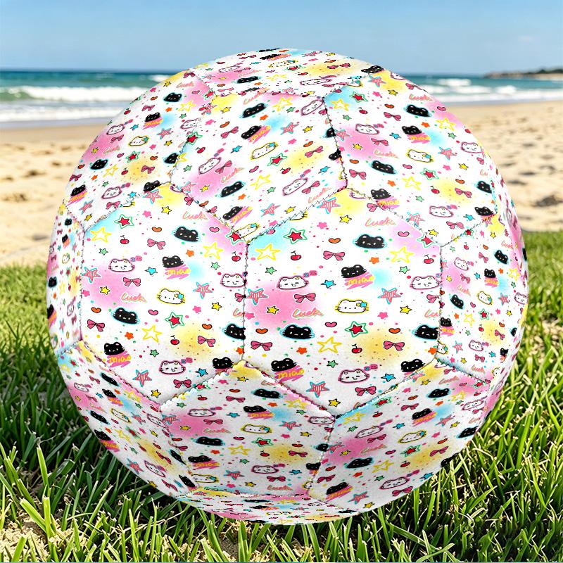 Crayon Shin Print Size 5 Soccer Ball, PU Wear Resistant Football for Match Training and Daily Practice, Birthday Gift for Soccer Fans
