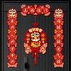 Reusable Spring Festival Magnetic Couplets Traditional Door Stickers  Wedding