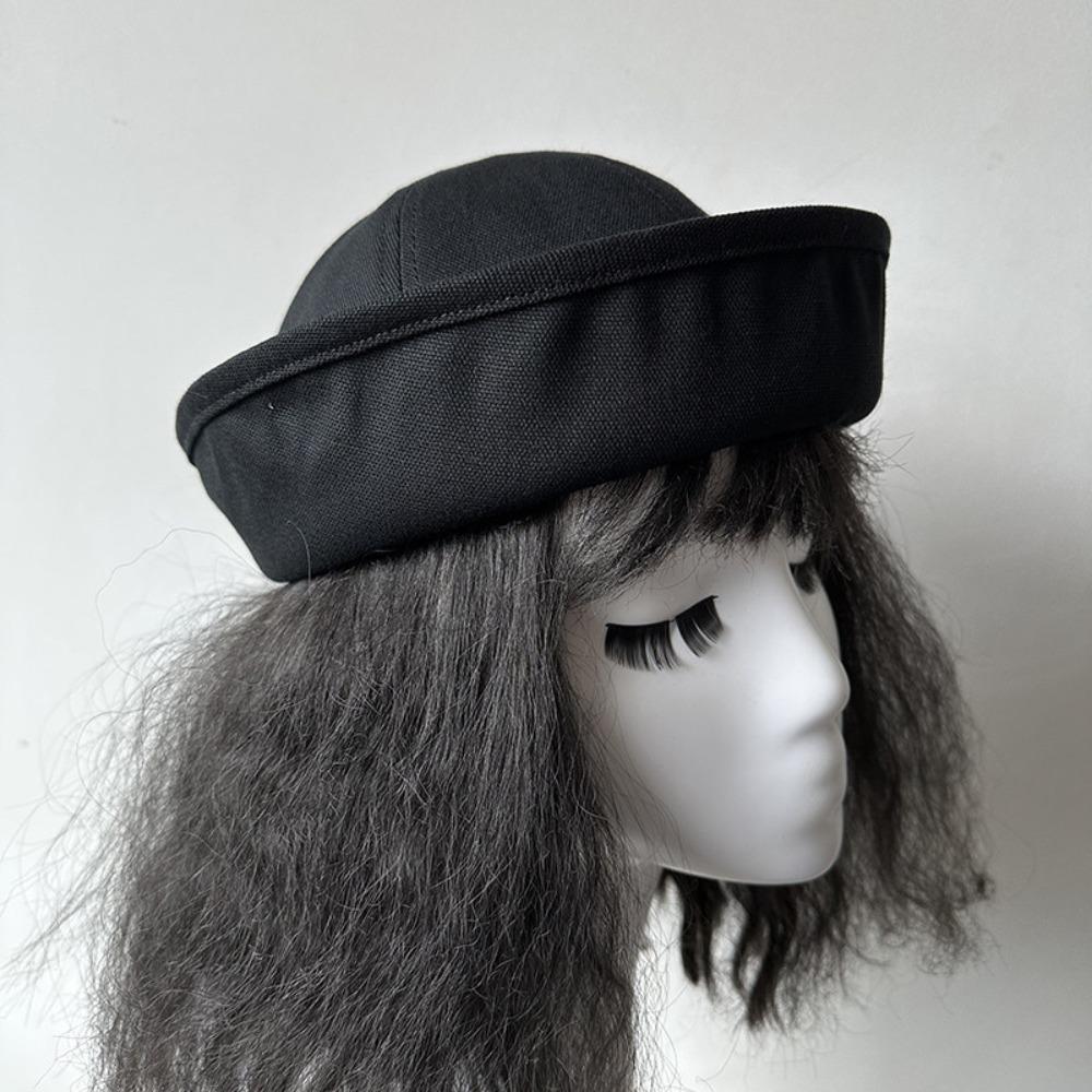 Cotton Navy Hat Y2K Beret Hat Korean Painter Hat Stage Performance Style 7