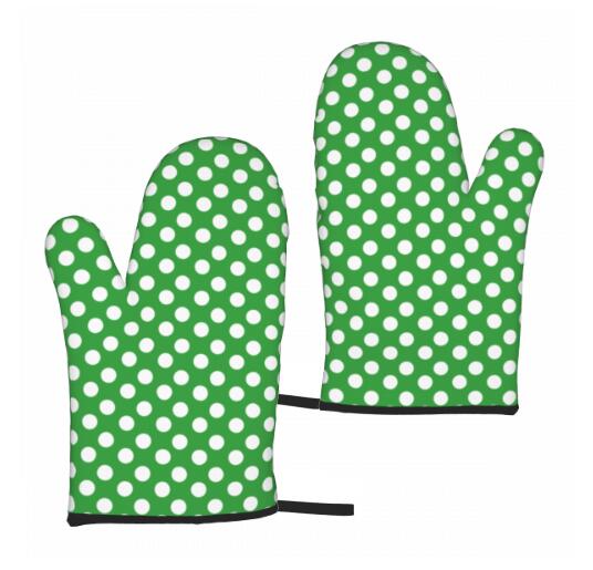 

Рожевий у горошок Різдвяний Набір з 2 Кухонних Рукавиць Жіночі Чоловічі Рукавиці для Духовки Термостійкі для Барбекю Готування Мікрохвильові Печі