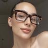Vintage Square Reading Glasses Women For Man Myopia Customize Prescription Optical Anti Blue Light Presbyopia Eyeglasses Frame