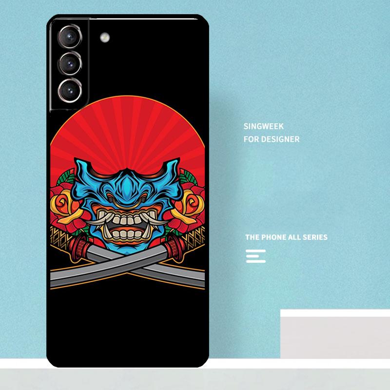 

Hannya Demon Oni Case For Samsung Galaxy S25 Ultra S20 S21 S22 S23 S24 Plus S9 S10 S24 FE S25 FE Phone Cover Galaxy S25