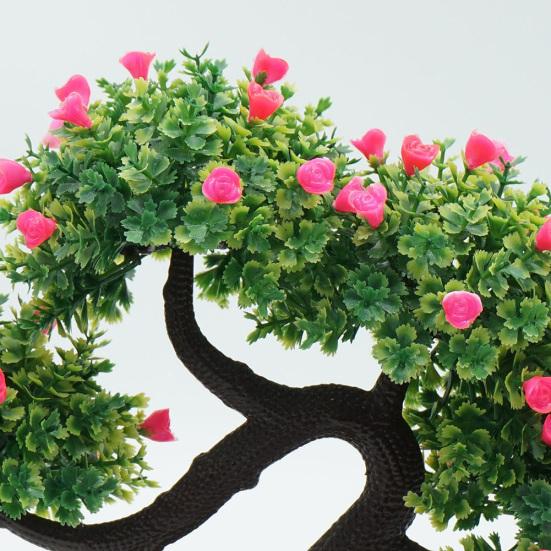 Artificial Flower Tree Plant Potted Bonsai Wedding Party Desktop Furniture Decor